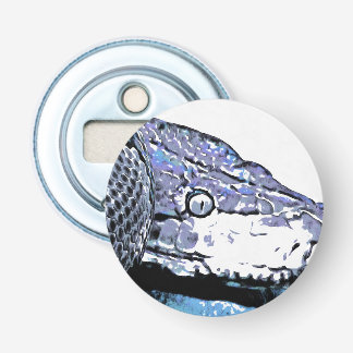 Coiled snake bottle opener