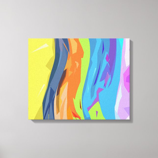 Coiled waterfall canvas print (Front)
