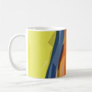 Coiled waterfall coffee mug
