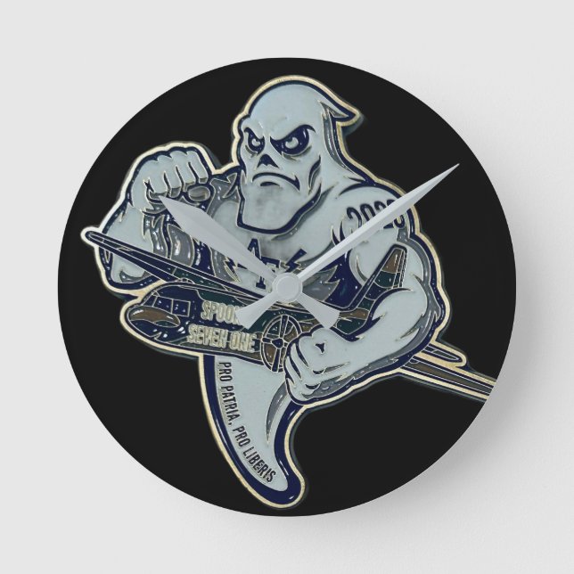 Coin 2 - Spooky! Wall Clock, 10" Round  Round Clock (Front)