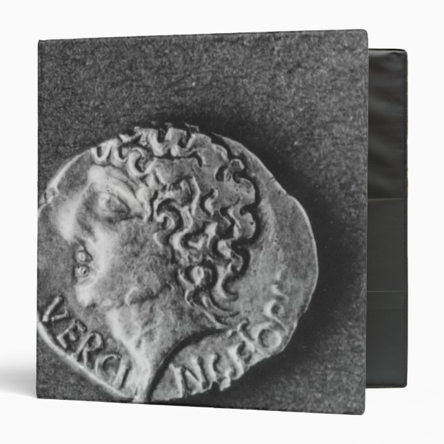 Coin bearing the effigy of Vercingetorix Binder (Front/Inside)
