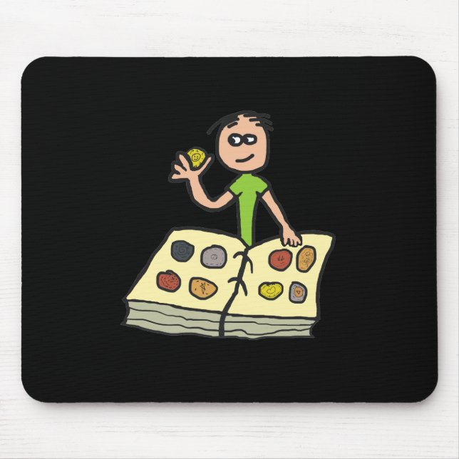 Coin Collecting Mouse Pad (Front)
