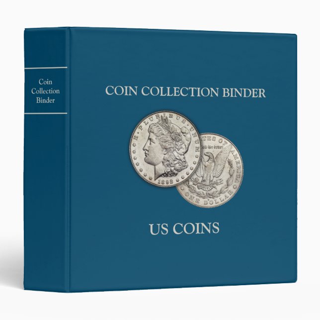 Coin Collection  3 Ring Binder (Front/Spine)