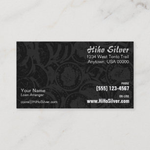 Coin Collector, Numismatics & Precious Metals Business Card