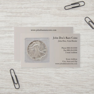 Coin Dealer Business Card