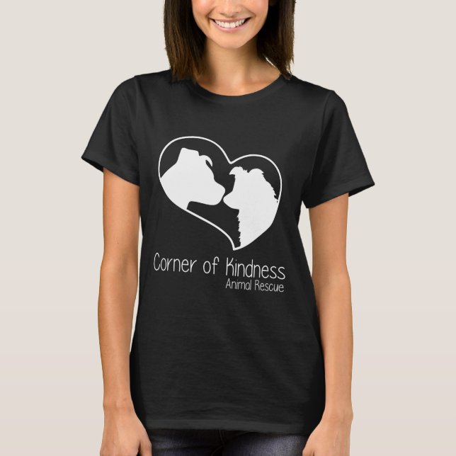 Coin du T-shirt des femmes de gentillesse (Devant)