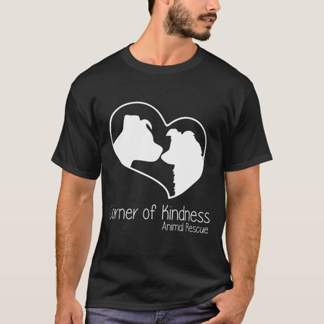 Coin du T-shirt des hommes de gentillesse (Devant)