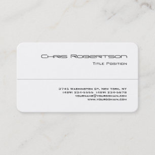 Coin rond Noir Blanc Charmant Carte de visite
