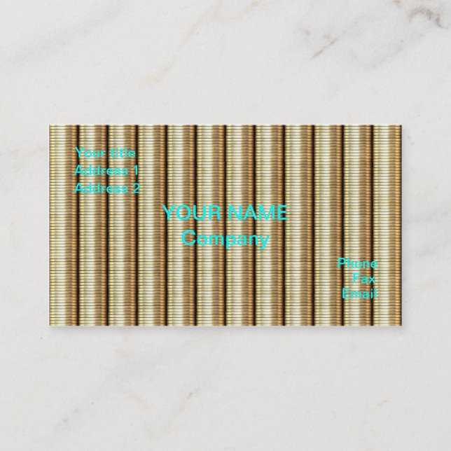 Coin stacks business card (Front)