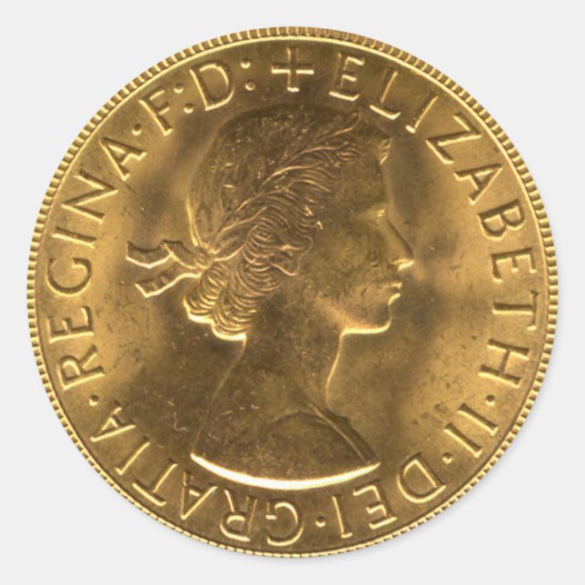 Coin Template Classic Round Sticker (Front)