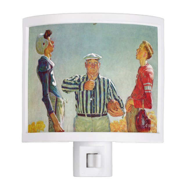 Coin Toss by Norman Rockwell Nite Lights (Front)