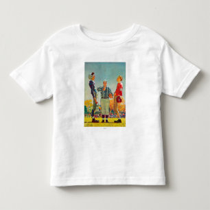 Coin Toss by Norman Rockwell Toddler T-shirt