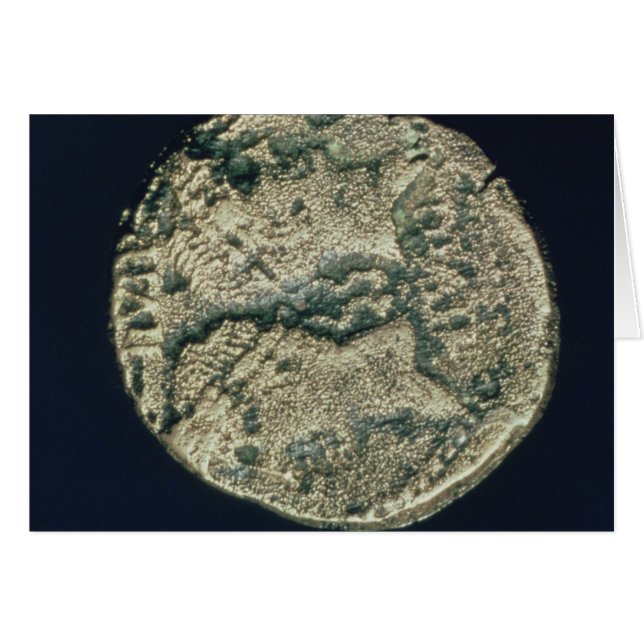 Coin with heads of Julius Caesar  and Augustus (Front Horizontal)