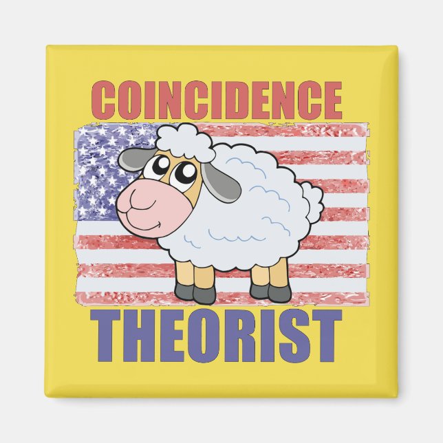 Coïncidence Theoriste Sheep - Réfrigérateur Magnet (Devant)