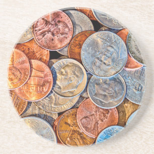 Coined Currency Coaster