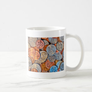 Coined Currency Coffee Mug