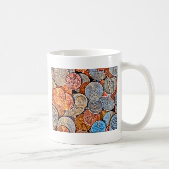 Coined Currency Coffee Mug (Right)