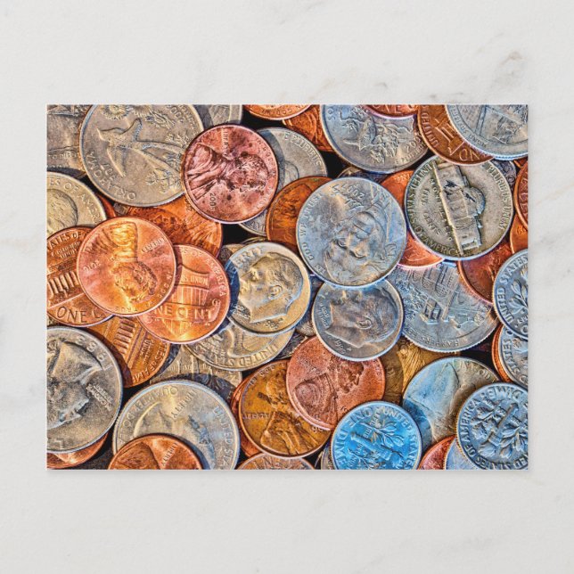 Coined Currency Postcard (Front)