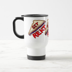 CoinFuryTV Get Rekt PB&J Travel Mug