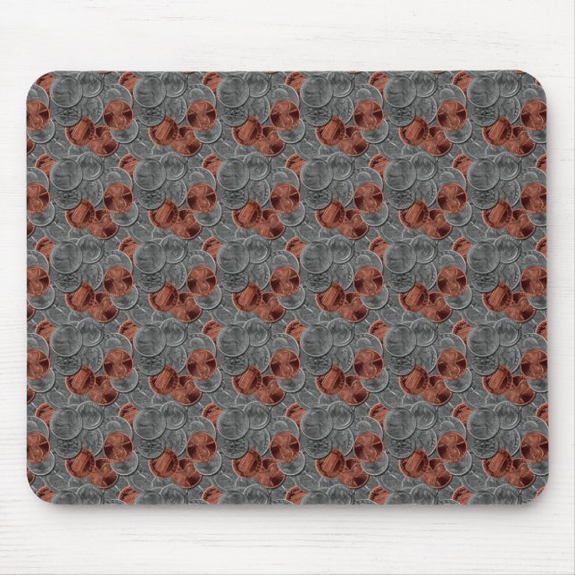Coins Mouse Pad (Front)