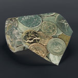Coins of the world | Cash Photo Pattern Tie<br><div class="desc">Lots and lots of money...  Makes a great gift for businessmans,  bankers,  brokers...  anyone.</div>