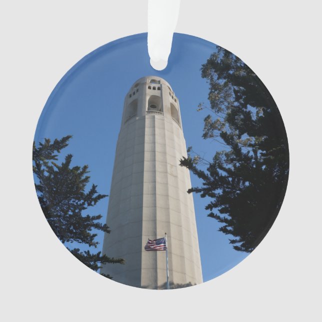 Coit Tower, San Francisco Ornament (Front)