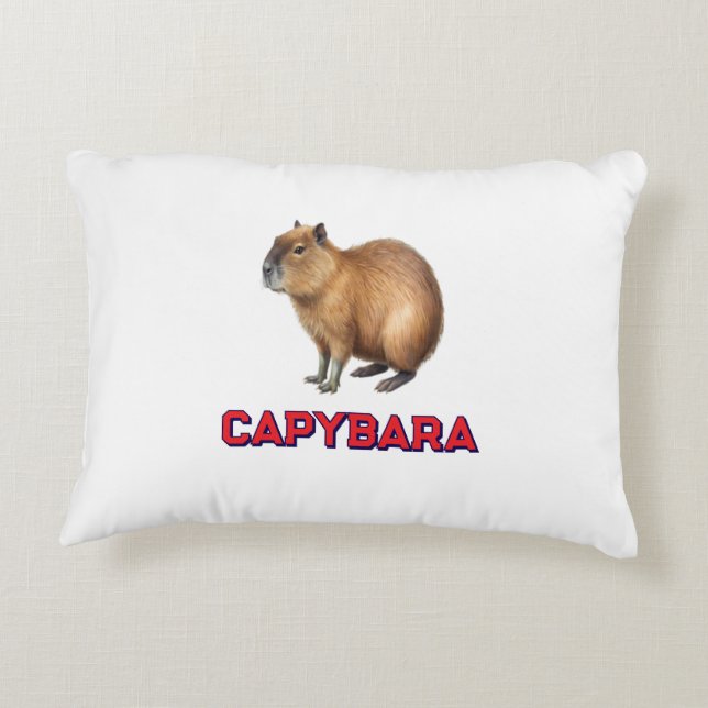 Cojin capybara accent pillow (Back)