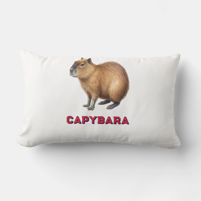 Cojin capybara lumbar pillow (Front)