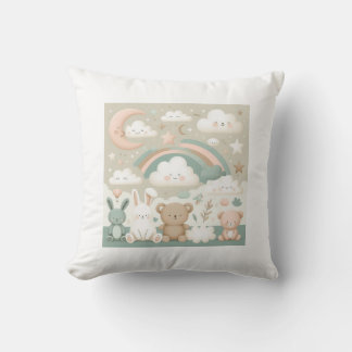 Cojín Celestial Cotton Collection Small Dreams Throw Pillow