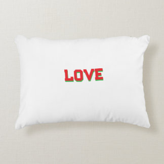 Cojín Estilo Moderno Vivamos El Amor Hogar" Accent Pillow