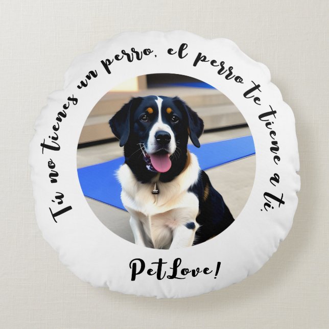 Cojin Perruno Round Pillow (Front)