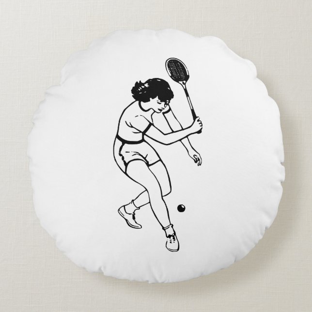 Cojin redondo tenista round pillow (Front)