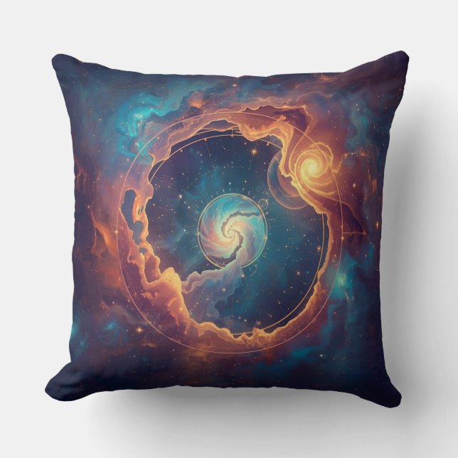 Cojin with Universal Design Throw Pillow (Front)