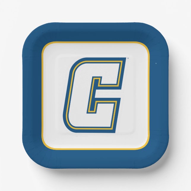 Coker University Logo Paper Plate (Front)