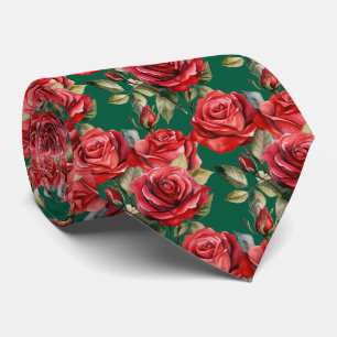 Col classique cravate à nœud papillon rouge roses