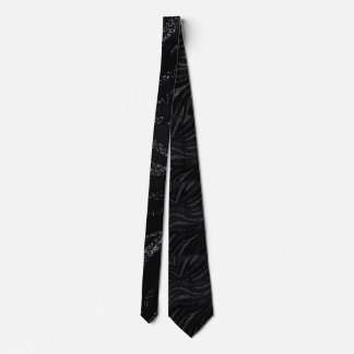 Col cravate à motif noir, costume moderne pour hom