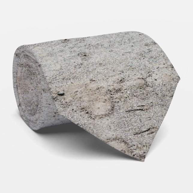 Col cravate de couleur sable (Roulé)