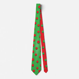 Col cravate de fête Rouge et Vert ne devraient jam