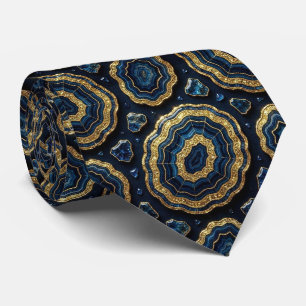 Col cravate de luxe   Navy Blue + Col cravate géod