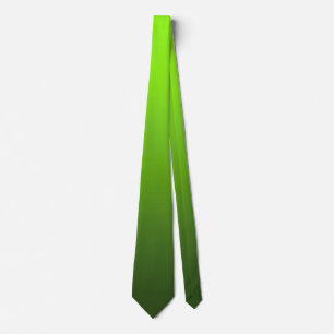 Col cravate dégradé vert frais minimaliste ombré é