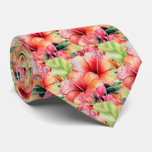 Col cravate d'été   Hibiscus tropical
