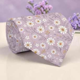 Col cravate floral fleurs de printemps saisonnière