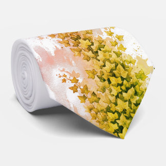 Col cravate Golden Ivy – Accent blanc croquant
