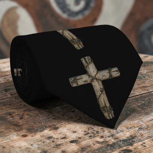 Col cravate personnalisé croix christianisme chrét