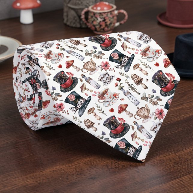 Col cravate Wonderland motif classique (Créateur téléchargé)