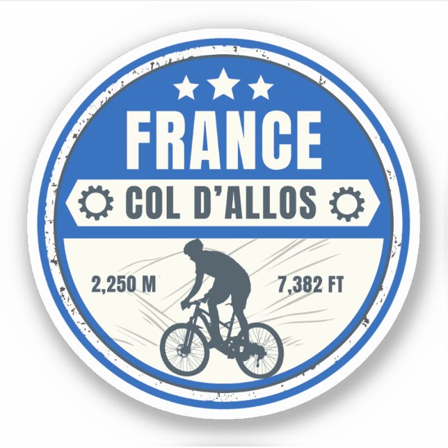 Col d'Allos, french Alpes bicycle tour (Front)