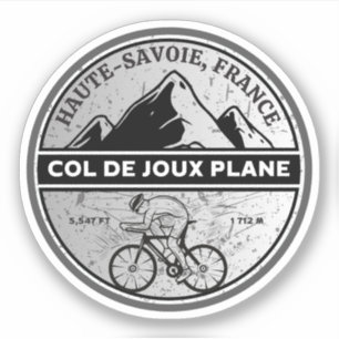 Col de Joux Plane french Alpes bicycle tour