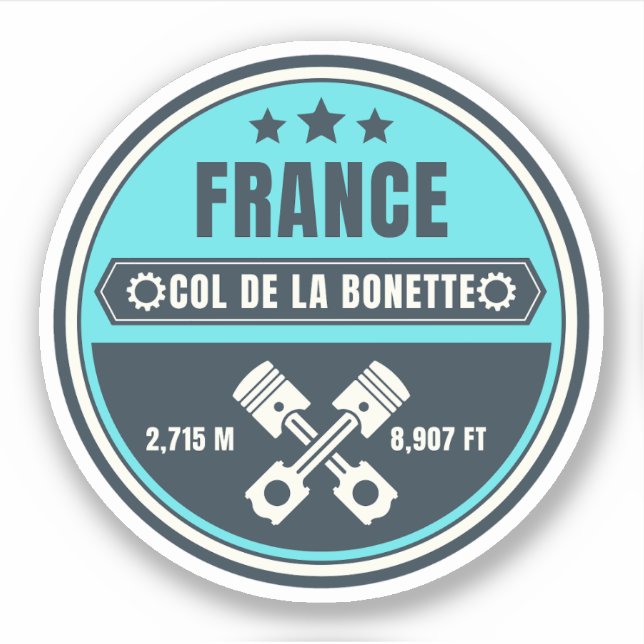 Col de la Bonette french Alpes motobike tour (Front)