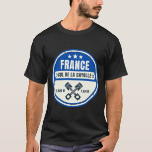 Col de la Cayolle french Alpes motobike tour T-Shirt