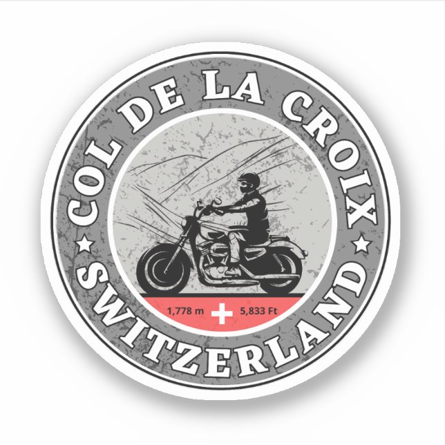 Col de la Croix swiss–alps motorcycle tour (Front)